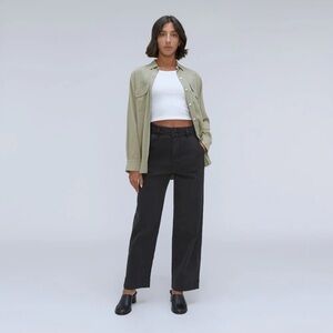 Everlane Wide Leg Organic Cotton Pants